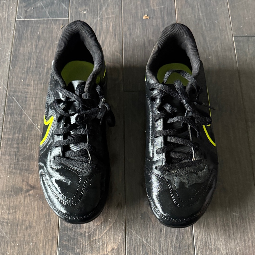Black and Yellow youth Athletic Shoes